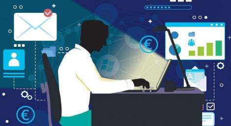 Le bureau d’études Euroland Corporate s’attend à une croissance du bénéfice par action (en données médianes) cette année de 13% pour les entreprises de services numériques de taille petite ou moyenne. (© G. Tronel)