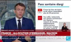 Covid-19 en France : pass sanitaire élargi aux lieux publics dès le 21 juillet
