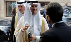 Photo du ministre saoudien de l'Energie, le prince Abdulaziz bin Salman Al-Saud, arrive pour une réunion de l'OPEP à Vienne