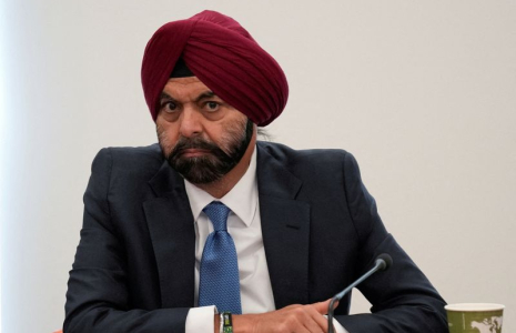 Photo d'archives de Ajay Banga, président de la Banque mondiale, à New York, aux Etats-Unis