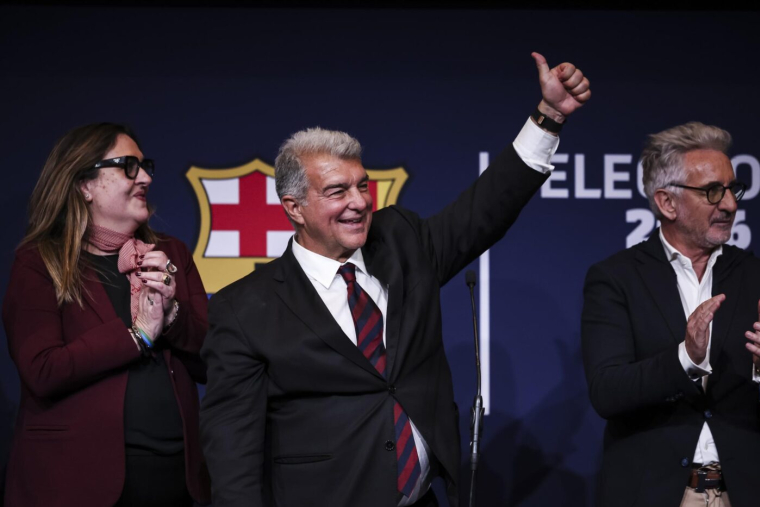 Après sa victoire électorale, Joan Laporta bombe le torse et joue l'ouverture