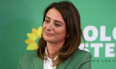 Marine Tondelier, le 7 juillet 2024, à Paris ( AFP / ALAIN JOCARD )