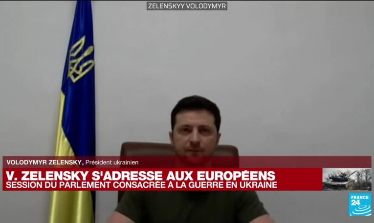 REPLAY - Le président Zelensky s'adresse au Parlement européen