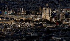 Vue générale de la cathédrale Notre-Dame de Paris