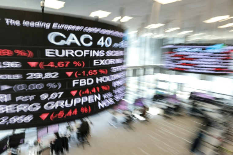 Les actionnaires de l'opérateur boursier paneuropéen Euronext, qui gère en particulier la Bourse de Paris, ont rejeté la rémunération des dirigeants du groupe pour 2024. ( AFP / Thomas SAMSON )