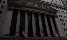 La Bourse de New York (NYSE) est photographiée à New York City