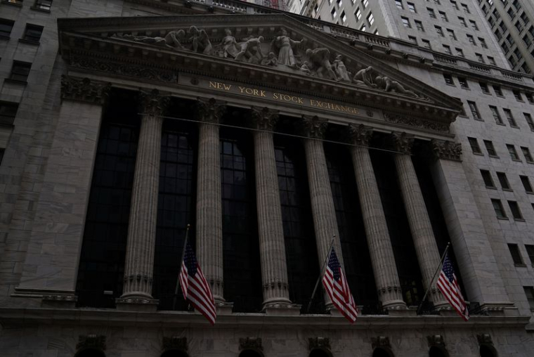 La Bourse de New York (NYSE) est photographiée à New York City