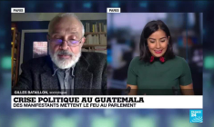 Crise politique au Guatemala : manifestation aux abords du parlement