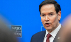 Marco Rubio, à Bruxelles, le 4 avril 2025 ( POOL / JACQUELYN MARTIN )