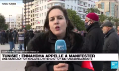 Tunisie : "une centaine de personnes rassemblées" pour s'opposer aux mesures de Kaïs Saïed