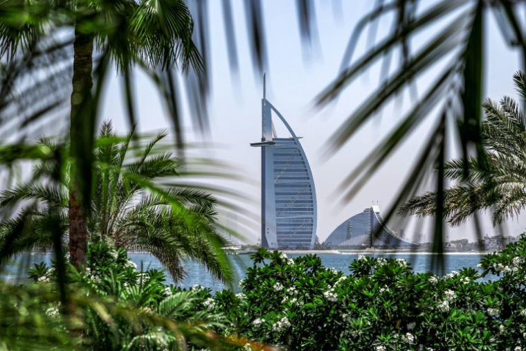 L'hôtel Burj al-Arab hotel, à Dubaï, le 6 juin 2026 ( AFP / FADEL SENNA )