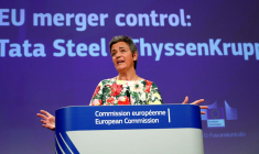 LA CE MET SON VETO À UNE COENTREPRISE THYSSENKRUPP-TATA STEEL