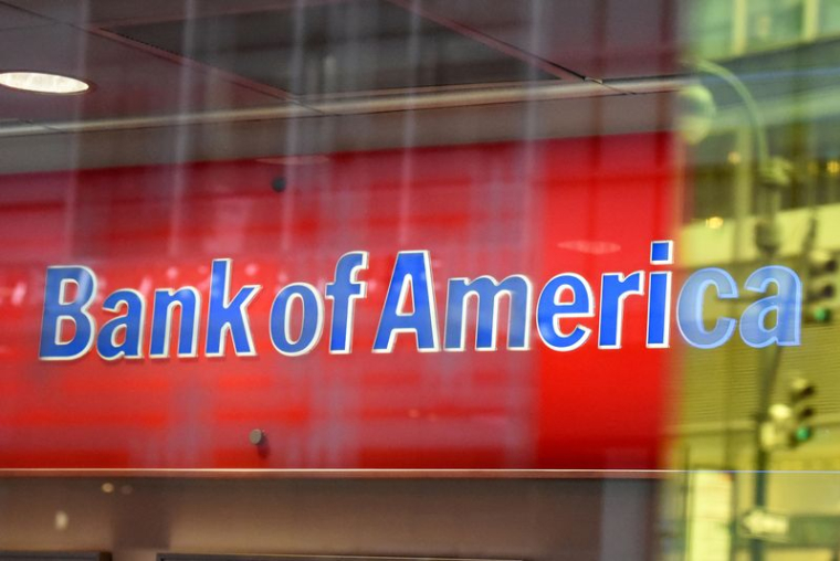 Logo de Bank of America à New York