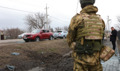 Un soldat russe à Belgorod, le 19 mars 2024. ( AFP / STRINGER )