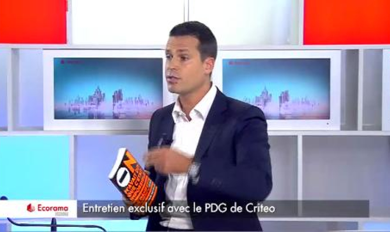 "En France, on est maso, on adore se fouetter" selon Jean-Baptiste Rudelle, PDG de Criteo (VIDEO)
