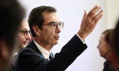 Jean-Pierre Farandou à Paris, le 4 novembre 2025. ( AFP / THIBAUD MORITZ )