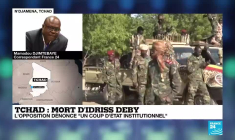 Mort d'Idriss Déby au Tchad : l'opposition dénonce "un coup d'État institutionnel"