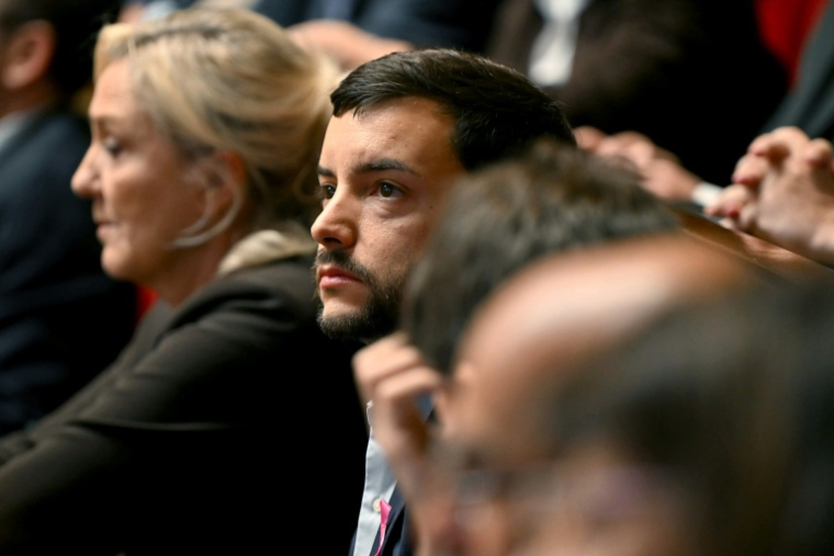 Le député du Rassemblement National (RN) Jean-Philippe Tanguy à l'Assemblée nationale le 8 octobre 2026 ( AFP / LOU BENOIST )