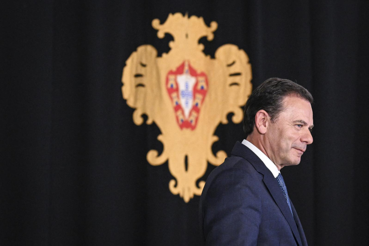 Luis Montenegro, Premier ministre portugais et chef de l'Alliance démocratique (AD), à Lisbonne, le 29 mai 2025. ( AFP / PATRICIA DE MELO MOREIRA )