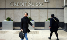 Le bureau de Credit Suisse à Londres