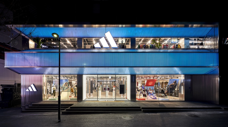 Le magasin flagship d'Adidas, à Séoul en Corée du Sud. (Crédits: Adidas)