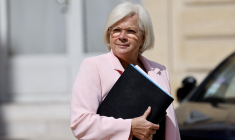 Catherine Vautrin à Paris, le 21 mai 2024. ( AFP / LUDOVIC MARIN )