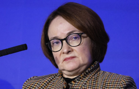 Elvira Nabiullina, à Moscou, le 4 décembre 2024 ( POOL / YURI KOCHETKOV )