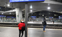 La gare de Vienne, en Autriche. ( APA / ROBERT JAEGER )