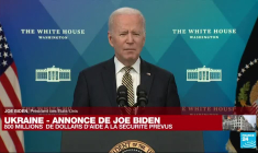 REPLAY - J. Biden annonce une aide supplémentaire de 800 millions de dollars pour aider l'Ukraine