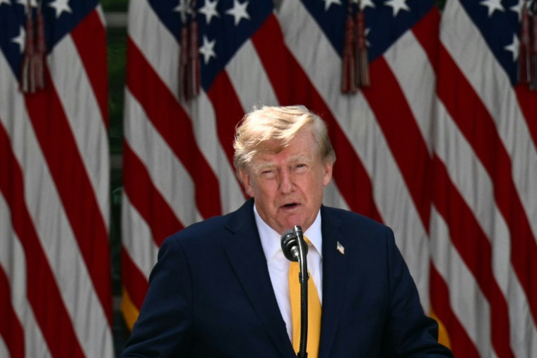 Le président américain Donald Trump, le 24 août 2024 à Washington ( AFP / Jim WATSON )