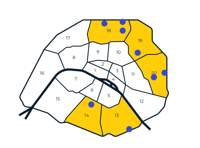 La Mairie de Paris prévoit la vente de près de 1.000 logements à 5.000 euros le m2 d’ici 2025, situés dans les 18e, 19e, 20e et 13e arrondissement de Paris.