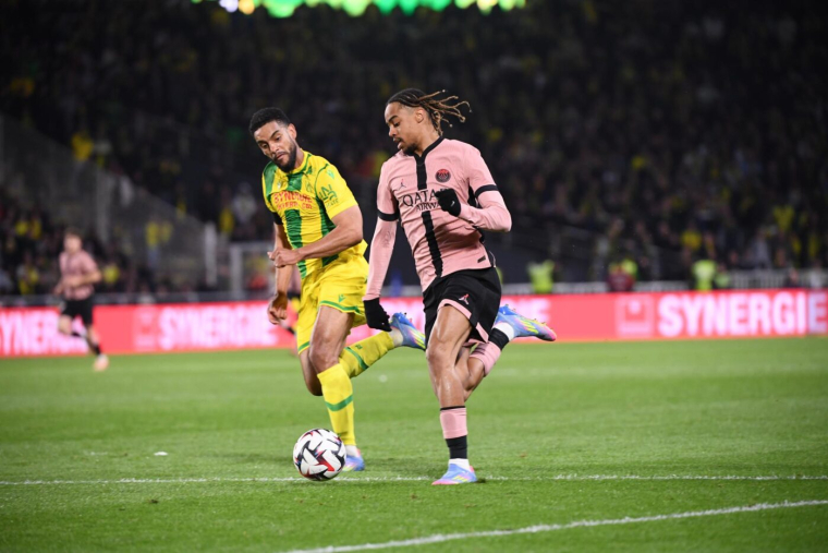 Le Paris Saint-Germain contrarié à Nantes