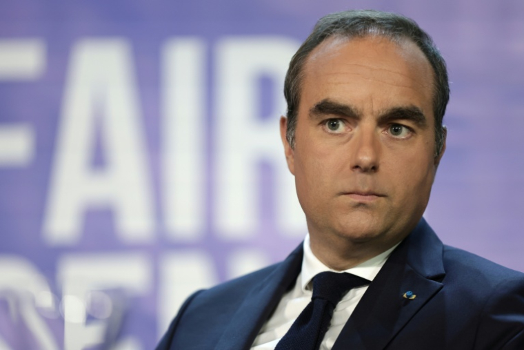 Le Premier ministre Sébastien Lecornu, le 29 août 2026 à Sens, dans l'Yonne, où il a été invité dans le cadre de l'université d'été du Laboratoire de la République ( AFP / ROMEO BOETZLE )
