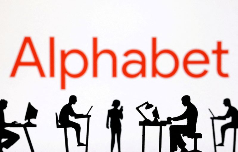 Illustration du logo d'Alphabet