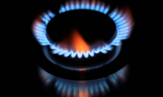 Photo d'archives d'un brûleur à gaz