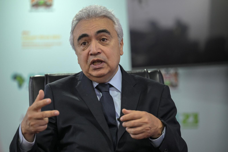 Fatih Birol,  à Nairobi (Kenya), le 4 septembre 2023 ( AFP / SIMON MAINA )