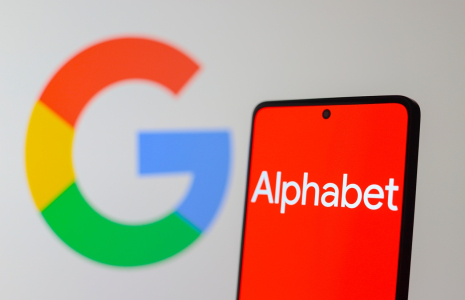Le logo d'Alphabet, maison mère de Google. (Crédits: Adobe Stock)