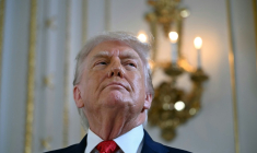 Le président américain Donald Trump, le 16 janvier 2026 à Palm Beach, en Floride  ( AFP / ANDREW CABALLERO-REYNOLDS )