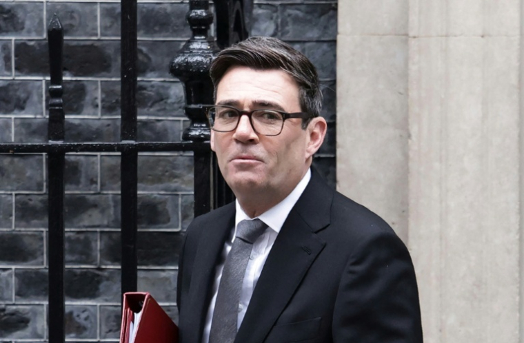 Le Premier ministre britannique Andy Burnham, à Londres le 21 octobre 2026. ( AFP / Brook Mitchell )