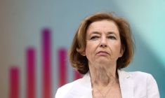 Rassemblement politique du parti Renaissance à Saint-Denis près de Paris