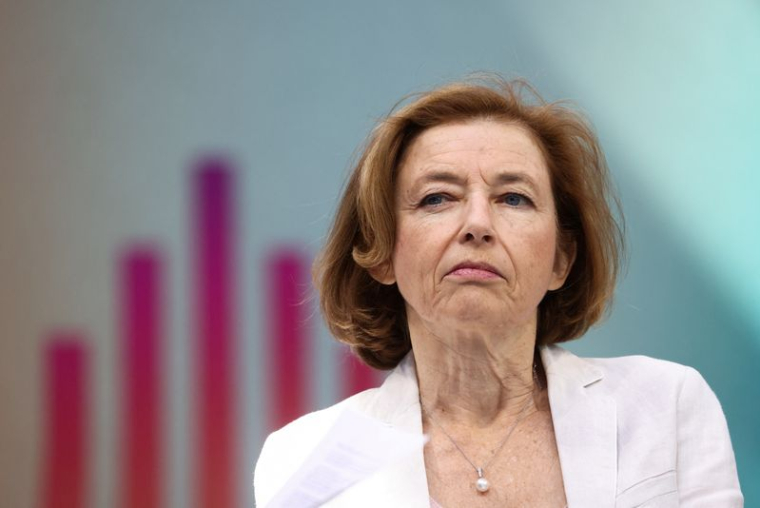 Rassemblement politique du parti Renaissance à Saint-Denis près de Paris