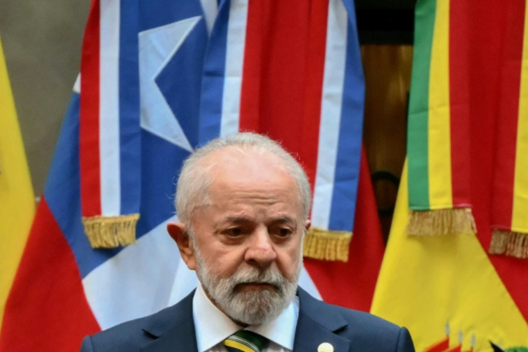 Le président brésilien Luiz Inacio Lula da Silva lors du 66e sommet des dirigeants du Mercosur et des Etats associés au palais San Martin à Buenos Aires, le 3 juillet 2025 ( AFP / Luis ROBAYO )