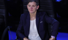 Laura McAllister lors du congrès de l'UEFA à Paris