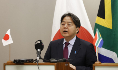 Yoshimasa Hayashi  à Pretoria, en Afrique du Sud, le 1er août 2023. ( AFP / PHILL MAGAKOE )