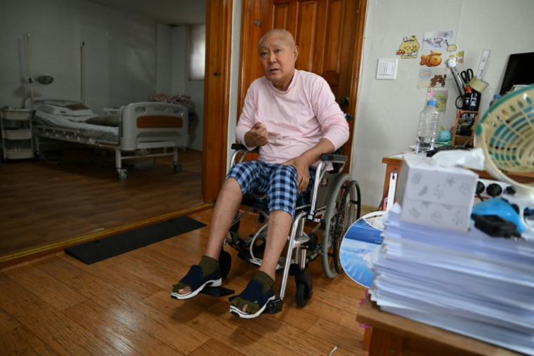Lee Myung-shik, chez lui à Jeju, en Corée du Sud, le 9 juin 2026 ( AFP / Jung Yeon-je )