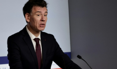 Philippe Baptiste, le ministre de l'Enseignement supérieur, de la Recherche et de l'Espace, le 3 juin 2026 au palais de l'Élysée à Paris ( AFP / STEPHANE DE SAKUTIN )