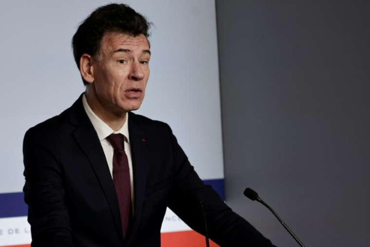 Philippe Baptiste, le ministre de l'Enseignement supérieur, de la Recherche et de l'Espace, le 3 juin 2026 au palais de l'Élysée à Paris ( AFP / STEPHANE DE SAKUTIN )