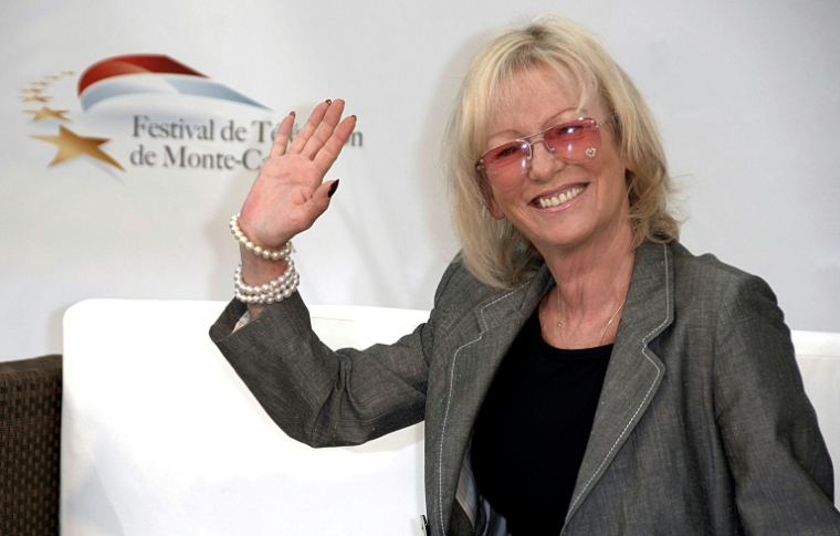 Évelyne Leclercq lors du Festival de Télévision de Monte Carlo, le 7 juin 2010 à Monaco ( AFP / CHRISTIAN ALMINANA )