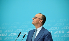 Le chancelier allemand Friedrich Merz le 23 mars 2026, à Berlin ( AFP / Tobias SCHWARZ )