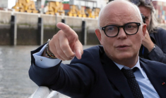 Édouard Philippe au Havre, le 25 juillet 2023. ( AFP / LOU BENOIST )